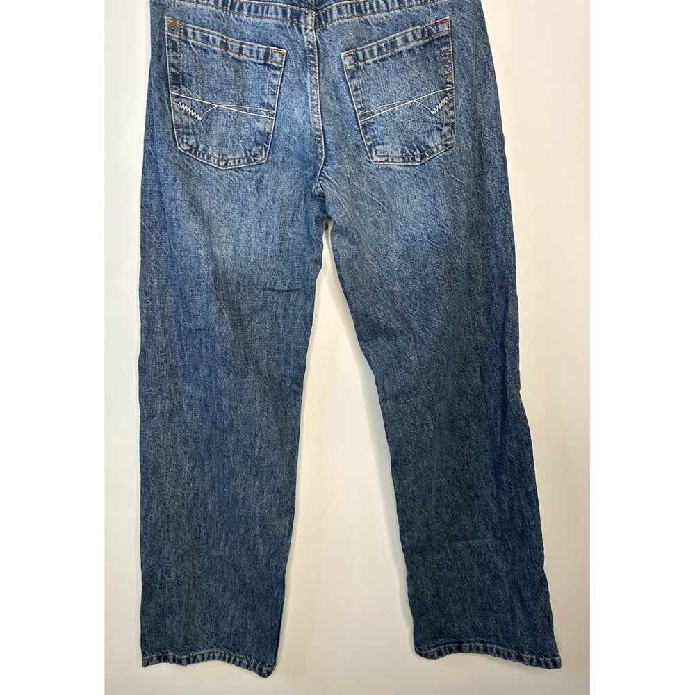 BDG Kayla Lowrider Studded Jeans Blue Denim Low Rise Straight Leg Womens Size 25 - Picture 14 of 16